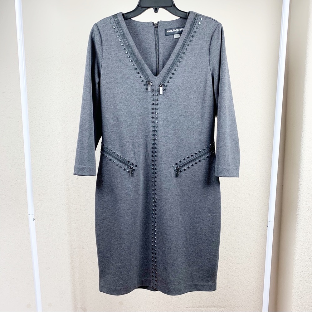 Karl Lagerfeld Dress with stud accents